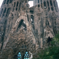 Gaudi's Cathedral, Barcelona Spain